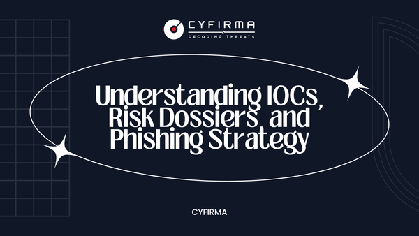Understanding IOCs, Risk Dossiers, and Phishing Strategy